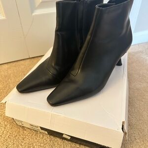 Alfani Sleek Black Heeled Boots
